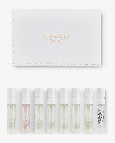 Creed Leather Sample Wallet - White set da donna