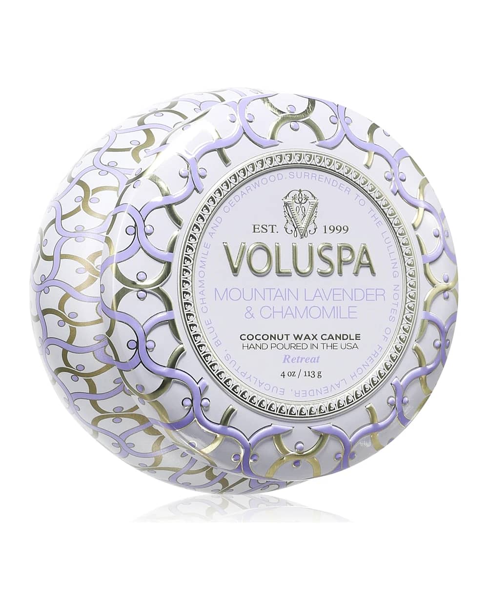 VOLUSPA Maison Blanc Mountain Lavender & Chamomile candela profumata