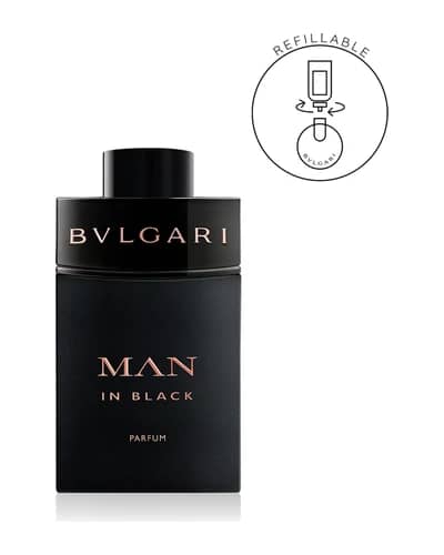 BVLGARI Man In Black Parfum profumo ricaricabile per uomo