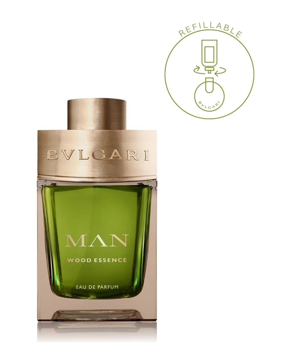 BVLGARI Man Wood Essence Eau de Parfum ricaricabile per uomo
