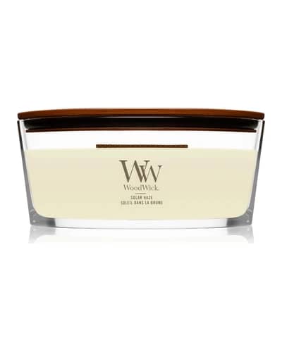 Woodwick Solar Haze candela profumata con stoppino in legno (hearthwick)