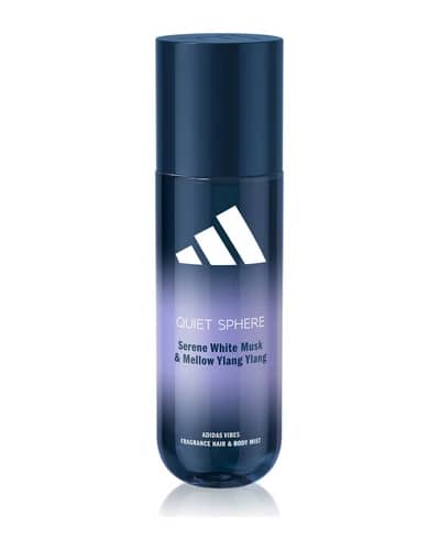 Adidas Vibes Quiet Sphere Spray profumato per corpo e capelli da donna
