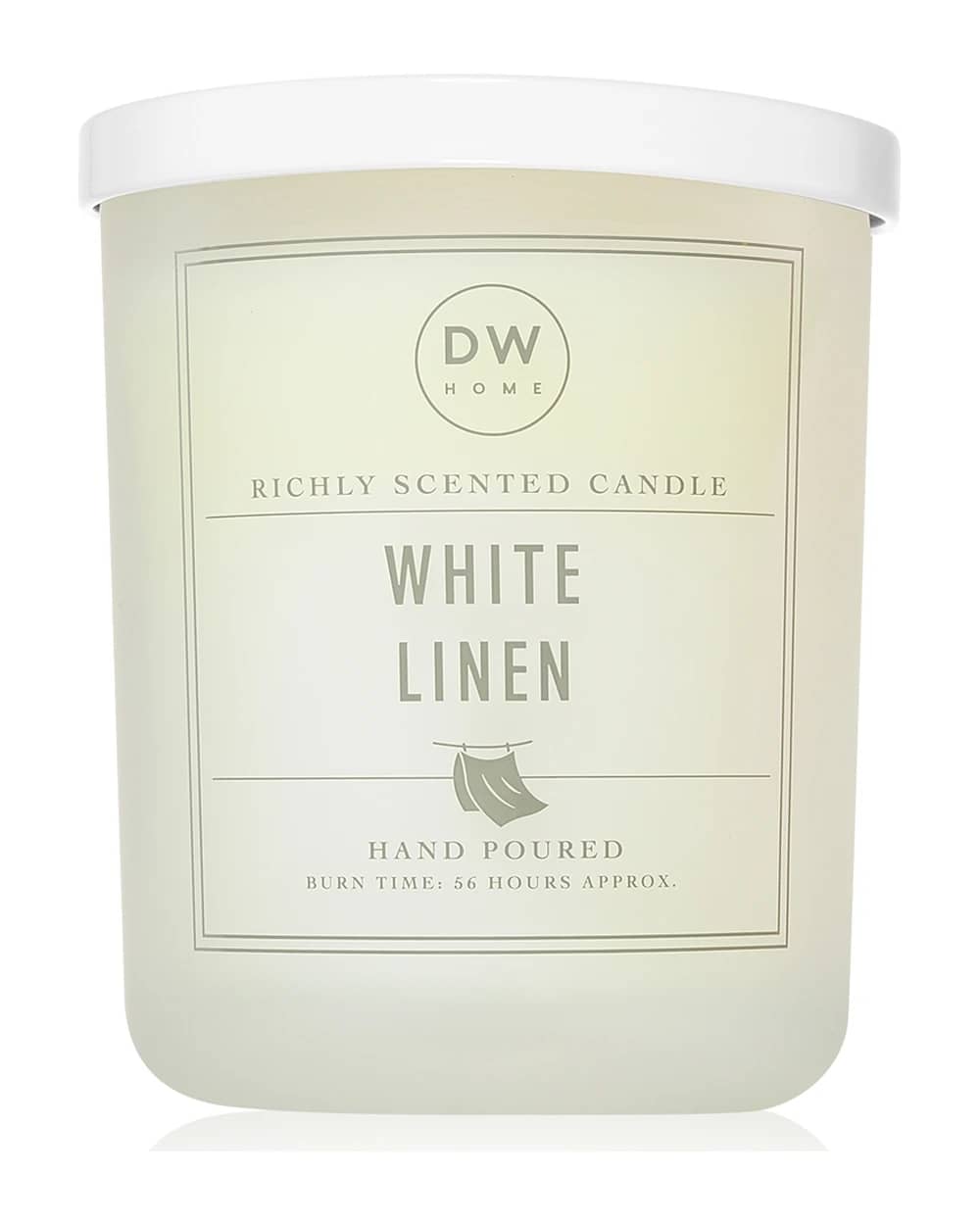 DW Home Signature White Linen candela profumata