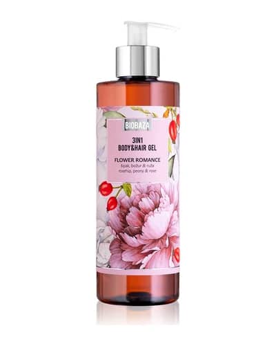 BIOBAZA 3in1 Body&Hair Gel Flower Romance shampoo, balsamo e gel doccia 3 in 1