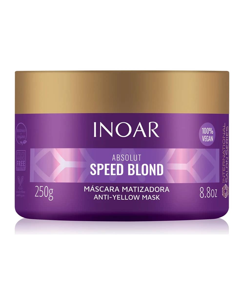 INOAR Absolut Speed Blond maschera nutriente colorata per capelli biondi