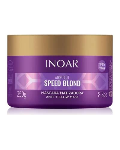 INOAR Absolut Speed Blond maschera nutriente colorata per capelli biondi