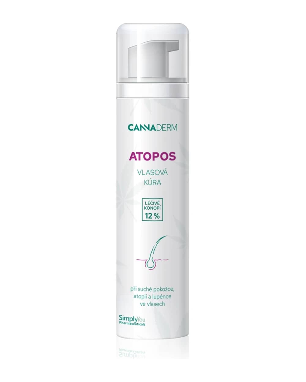 Cannaderm Atopos Sensitive scalp treament trattamento intensivo per cuoi capelluti irritati
