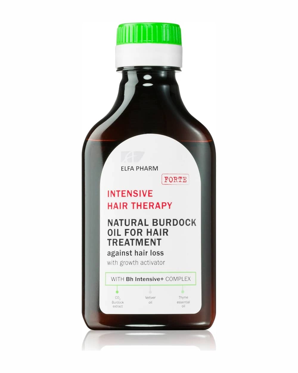 Elfa Pharm Intensive Cosmetic Intensive Hair Therapy Natural Burdock Oil For Hair Treatment olio anticaduta dei capelli con attivatore della crescita