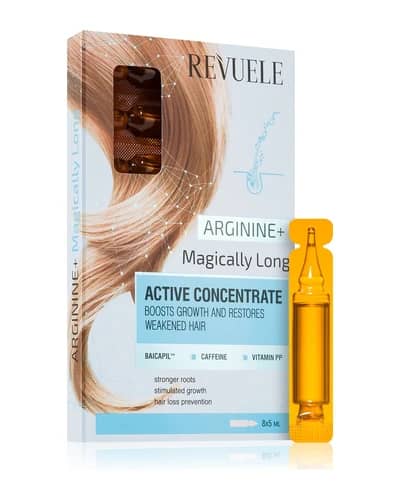 Revuele Active Hair Concentrate Arginine+ Magically Long fiala per stimolare la crescita e rinforzare i capelli dalle radici