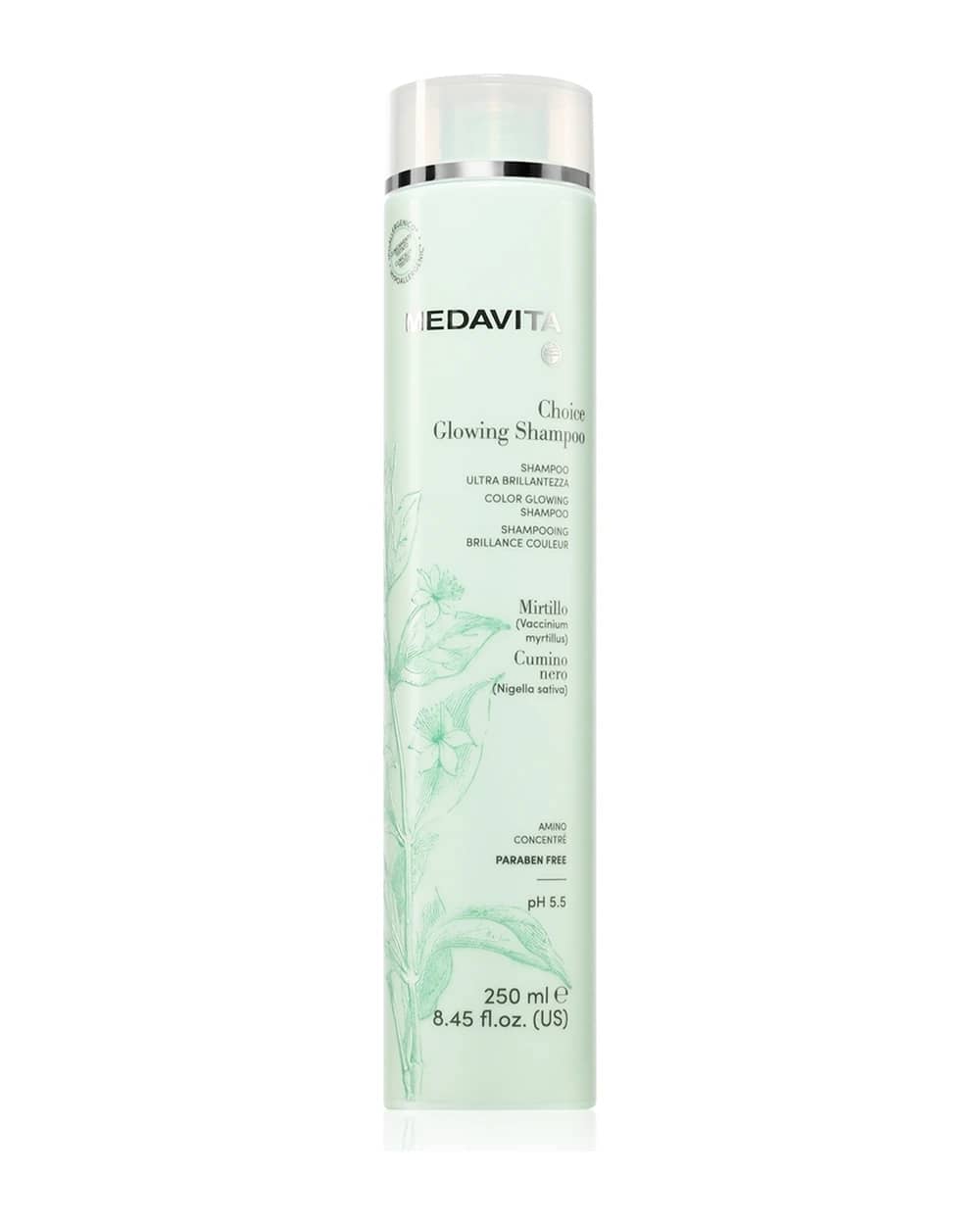 Medavita Choice Glowing Shampoo trattante per capelli brillanti e morbidi