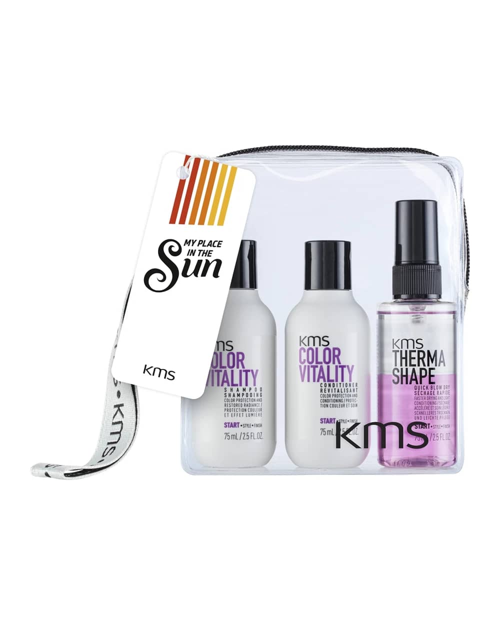 KMS Color Vitality Travel Pack kit da viaggio per capelli