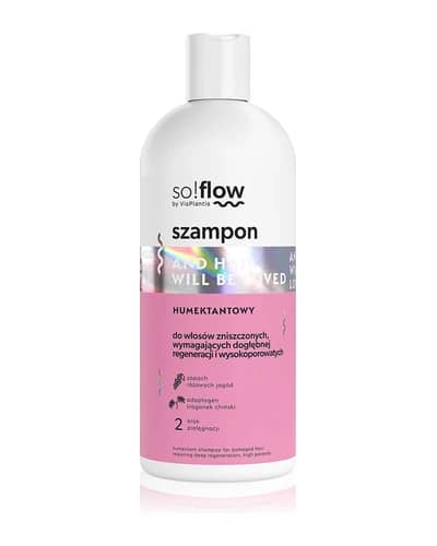 so!flow Damaged Hair Humectant Shampoo rinforzante per capelli rovinati