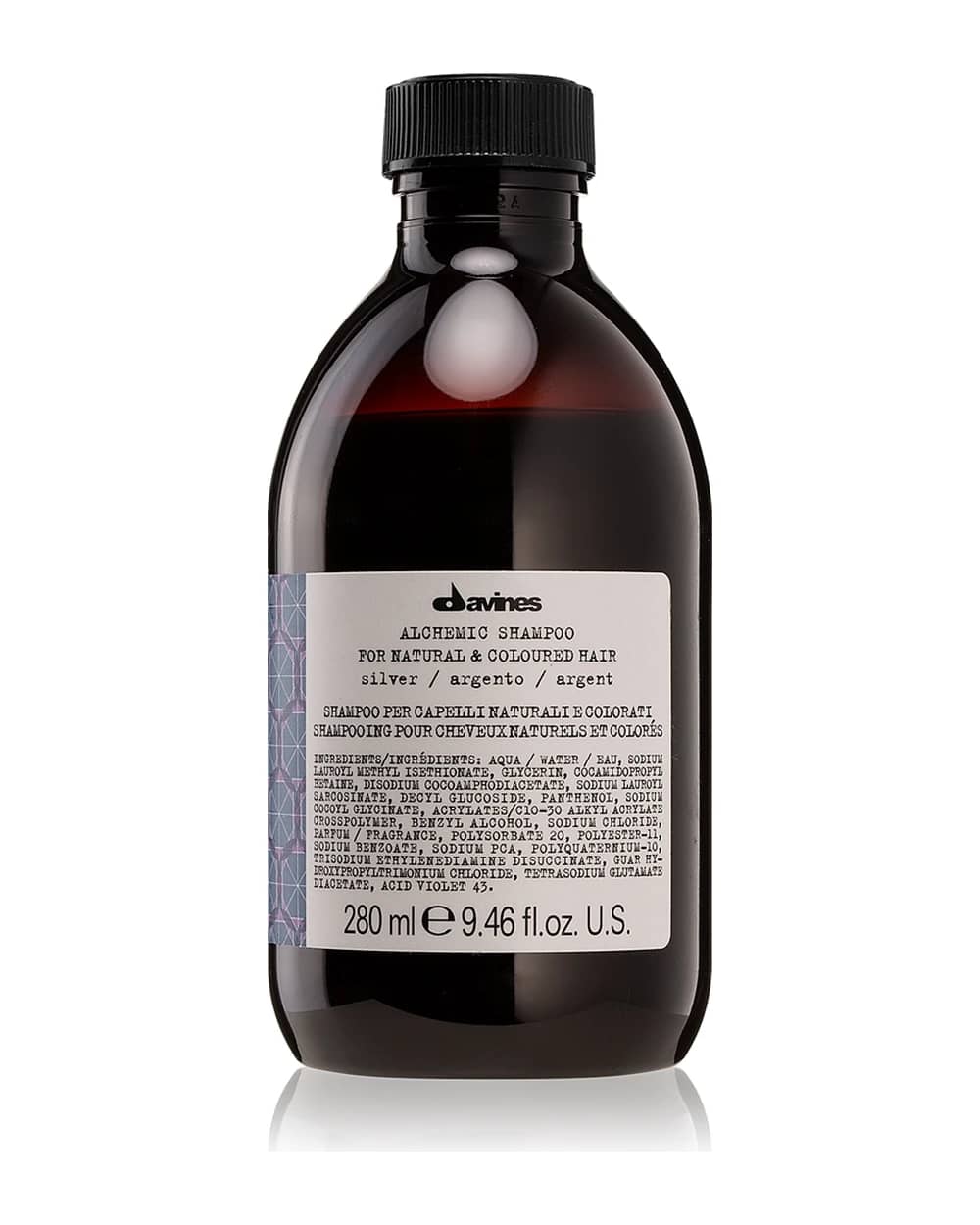 Davines Alchemic Shampoo Silver shampoo nutriente per esaltare il colore dei capelli