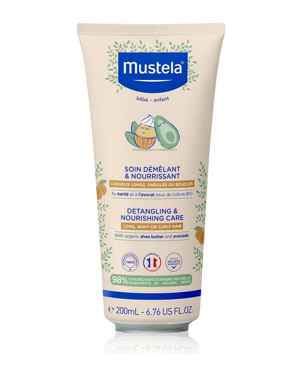 Mustela Detangling & Nourishing shampoo per bambini per capelli pettinabili