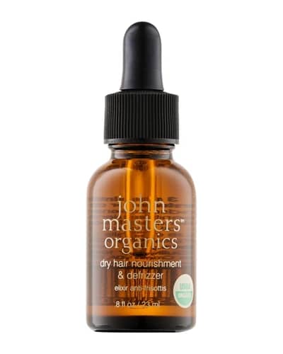 John Masters Organics Dry Hair Nourishment & Defrizzer olio trattante per lisciare i capelli