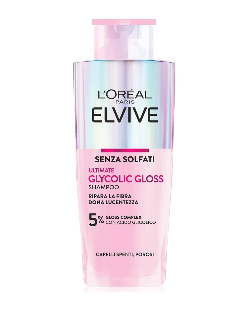 L’Oréal Paris Elvive Glycolic Gloss shampoo rivitalizzante per illuminare i capelli spenti