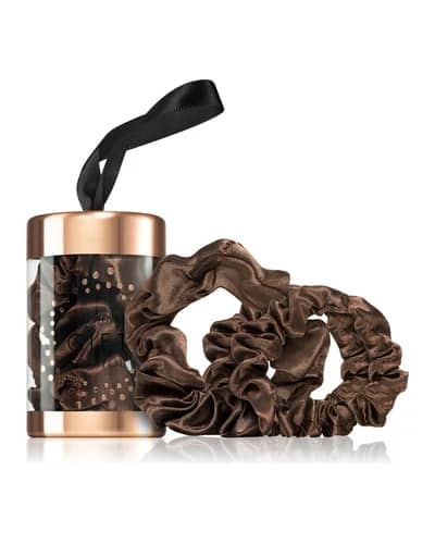 BrushArt Gift for You Slim & Midi satin scrunchie set elastici per capelli