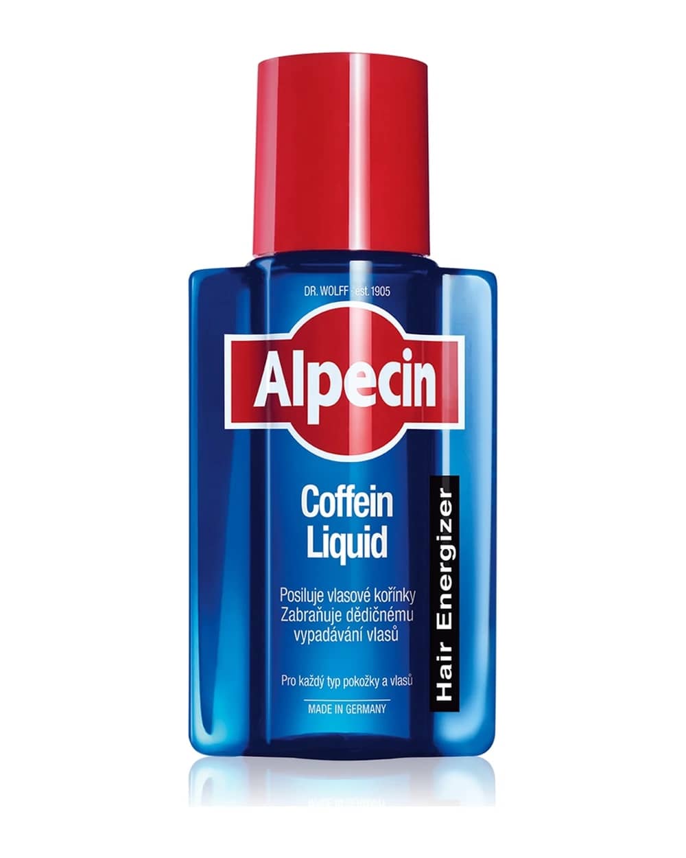 Alpecin Hair Energizer Caffeine Liquid lozione tonica alla caffeina anti-caduta dei capelli per uomo
