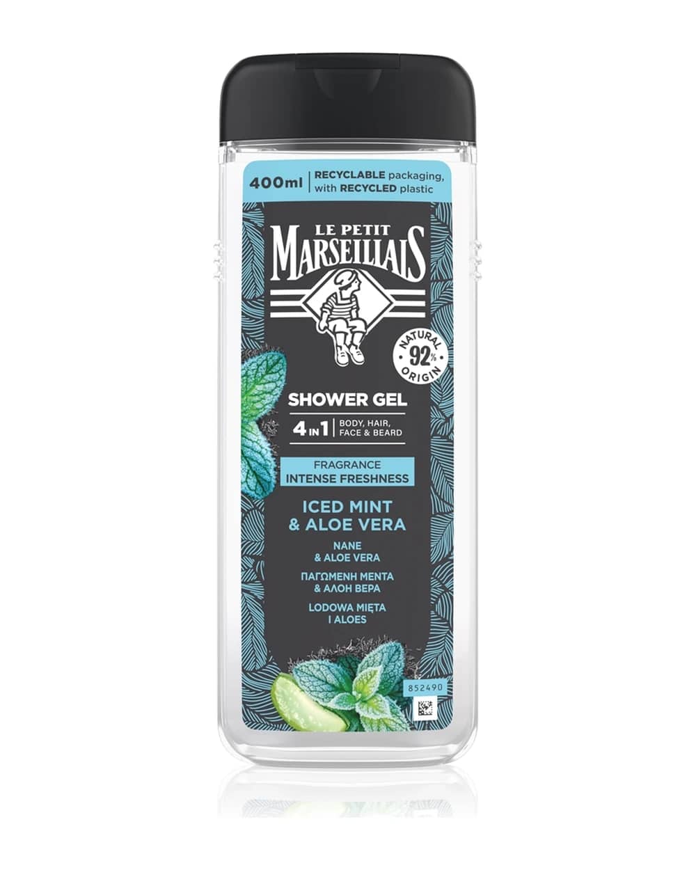 Le Petit Marseillais Iced Mint & Aloe Vera gel doccia 4 in 1