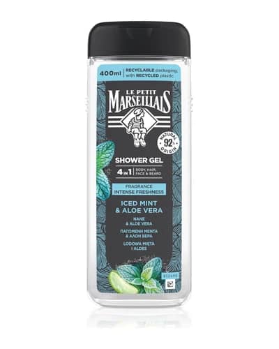 Le Petit Marseillais Iced Mint & Aloe Vera gel doccia 4 in 1