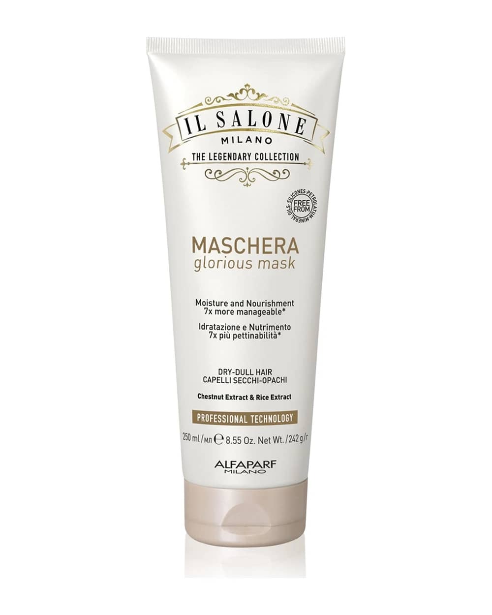 Alfaparf Milano Il Salone Milano Glorious maschera ricostruttore per capelli rovinati