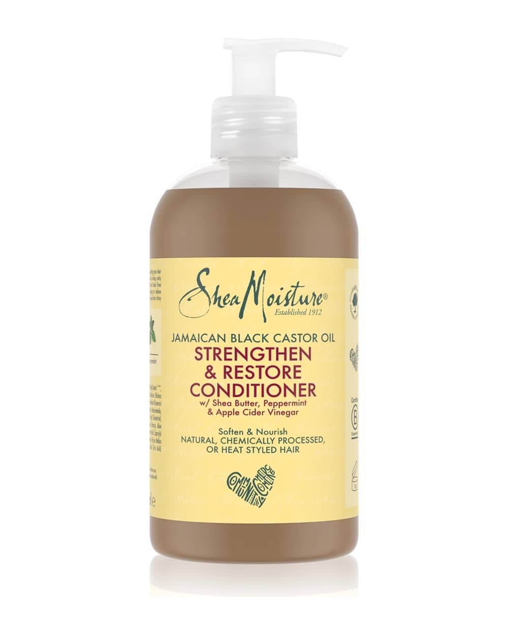 Shea Moisture Jamaican Black Castor Oil Strengthen & Restore balsamo rinforzante e rigenerante per capelli e cuoi capelluti stanchi