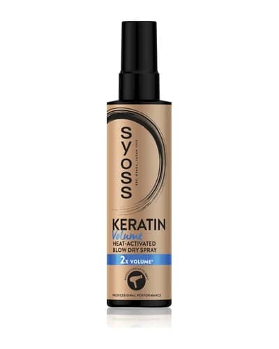 Syoss Keratin Volume spray termoprotettore per capelli per aumentare il volume