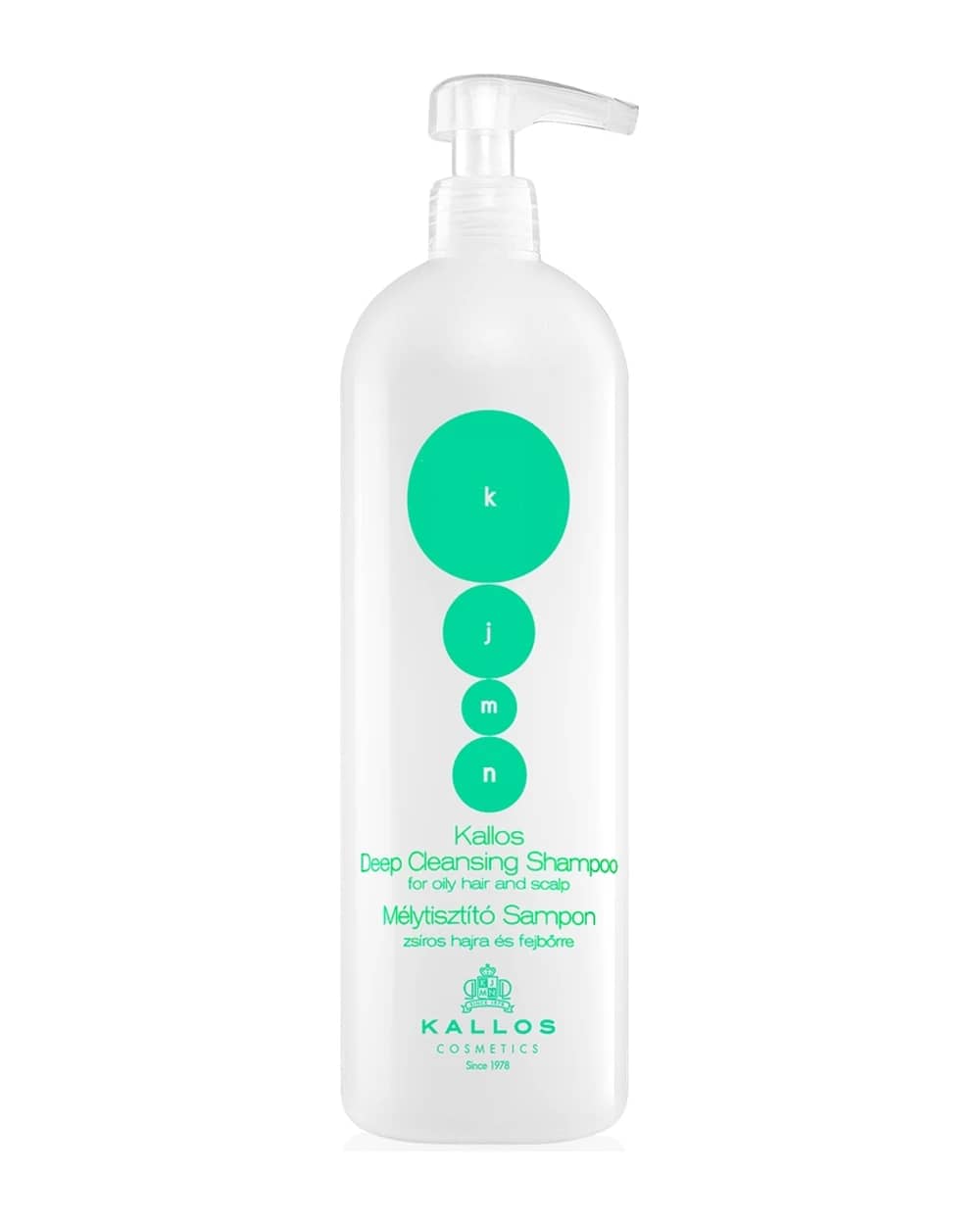 Kallos KJMN Professional shampoo di pulizia profonda per capelli e cuoio capelluto grassi