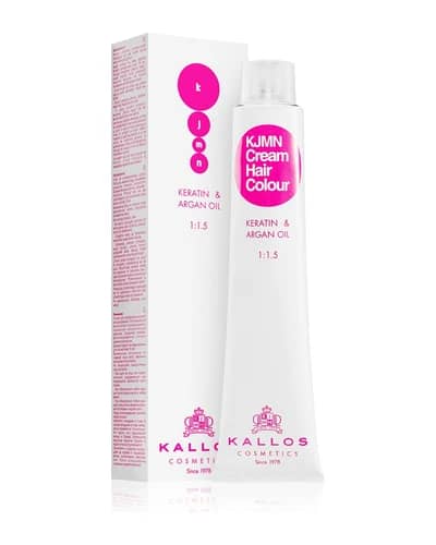 Kallos KJMN Professional Cream Hair Colour Keratin & Argan Oil tinta per capelli con cheratina e olio di argan