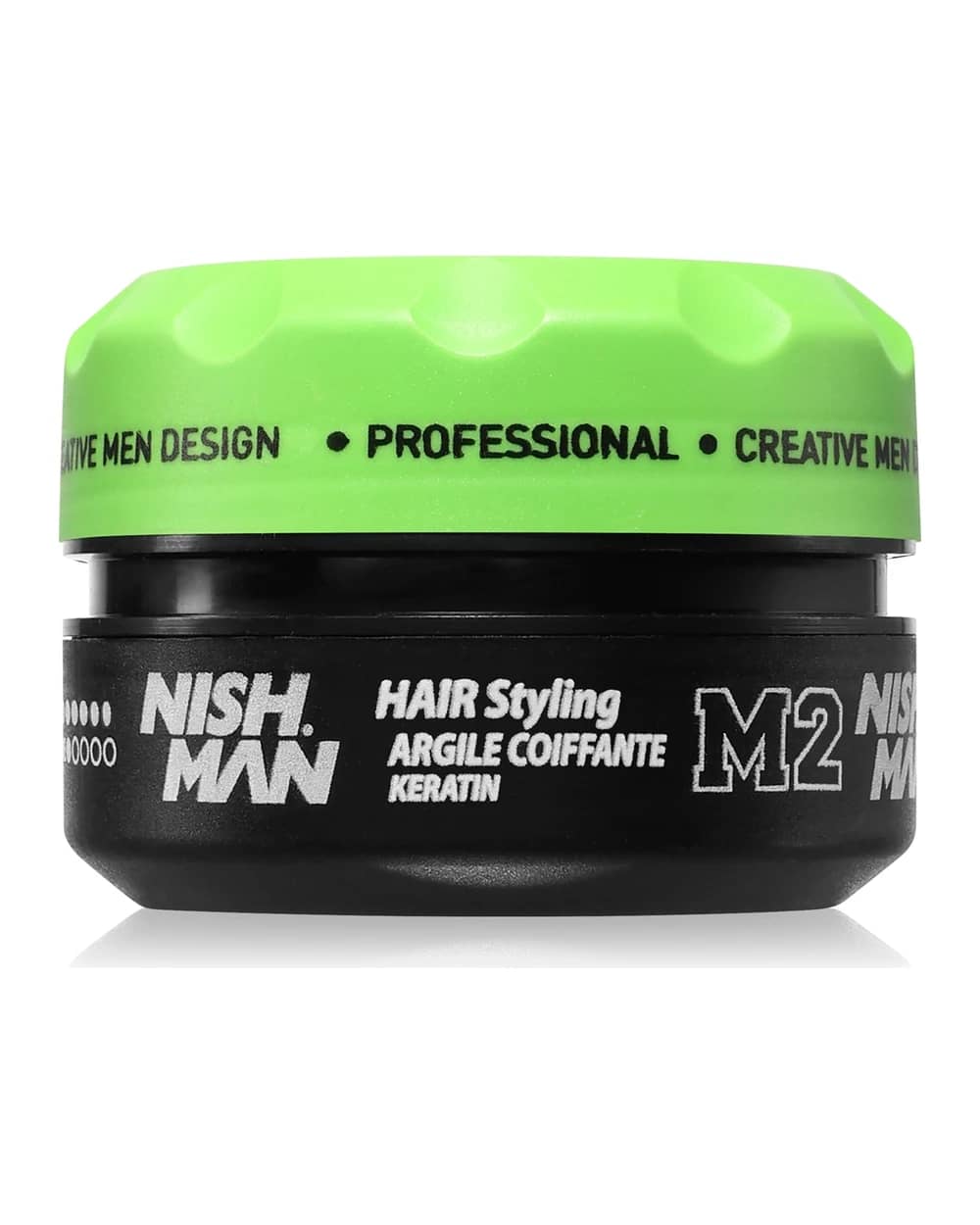 Nish Man M2 cera modellante per capelli corti con cheratina