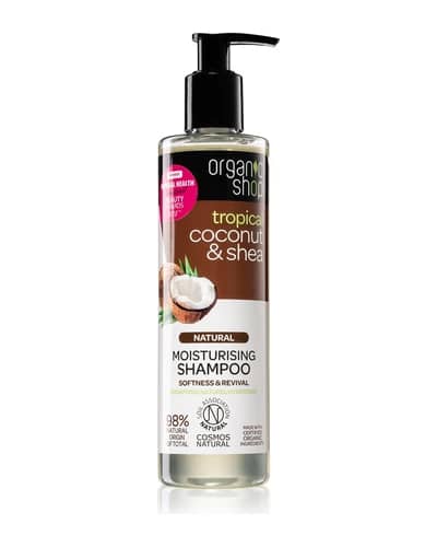 Organic Shop Natural Coconut & Shea shampoo idratante per capelli rovinati e secchi