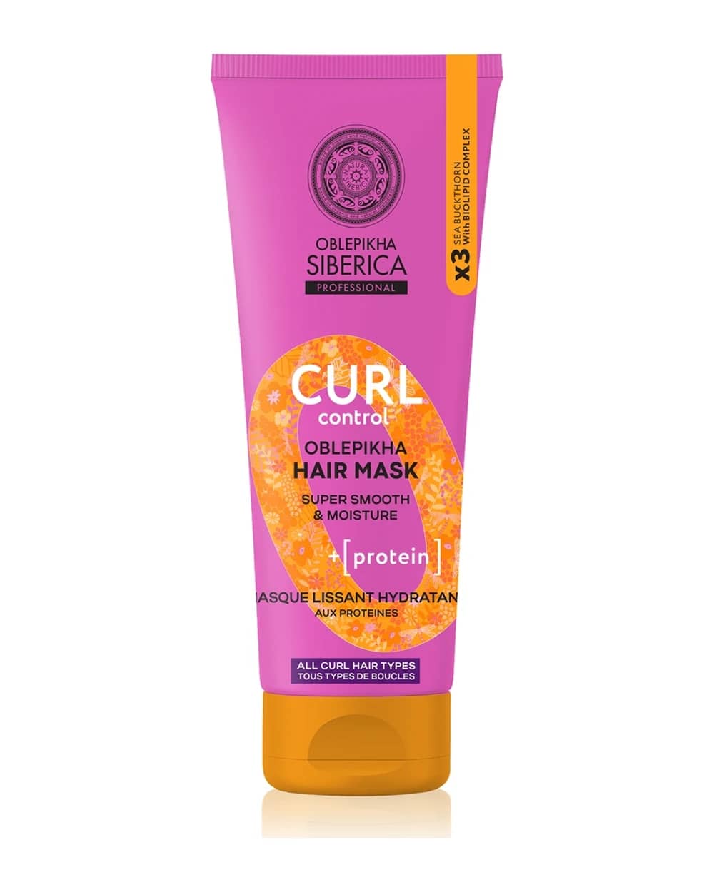 Natura Siberica Oblepikha Siberica Curl Control maschera per capelli ricci