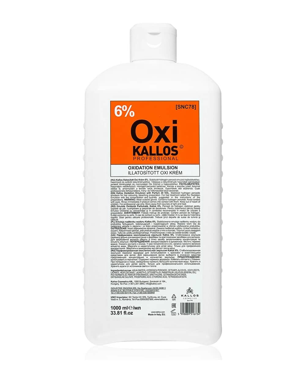 Kallos Classic Oxi crema perossido al 6%