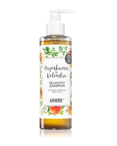Anwen Peach & Coriander shampoo lenitivo per cuoi capelluti secchi e sensibili