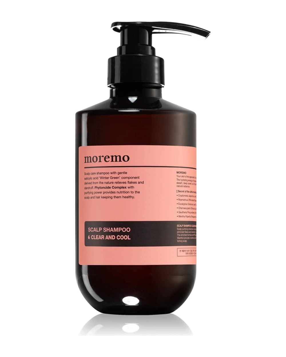 moremo Scalp Shampoo Clear And Cool shampoo di pulizia profonda contro la forfora