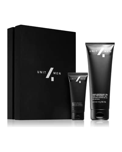 Unit4Men Revitalizing set Citrus & Musk confezione regalo per viso, corpo e capelli per uomo