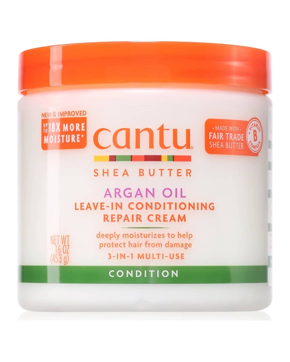 CANTU Shea Butter Leave-In Conditioning Cream balsamo per capelli in crema