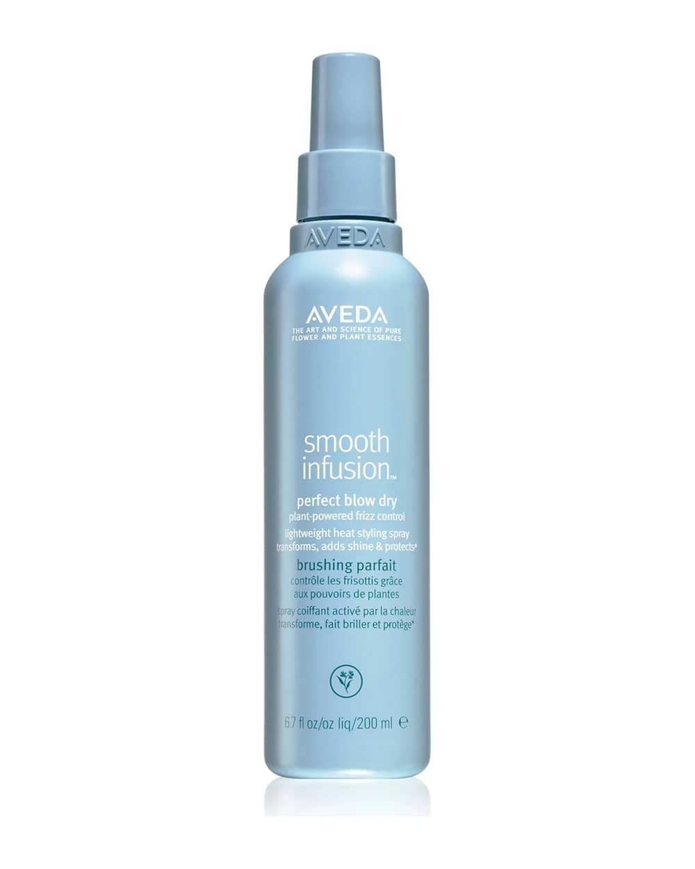 Aveda Smooth Infusion™ Perfect Blow Dry spray lisciante per l'asciugatura con l'asciugacapelli contro i capelli crespi