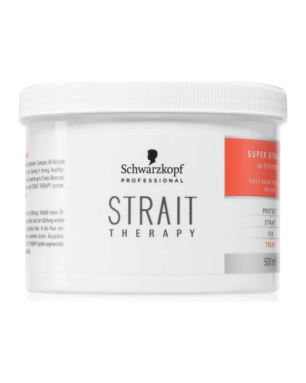 Schwarzkopf Professional STRAIT Therapy Post Balm Treatment maschera ristrutturante per capelli più forti