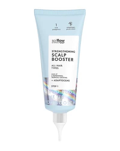 so!flow Strenghtening Scalp Booster siero rinforzante per stimolare la crescita e rinforzare i capelli dalle radici