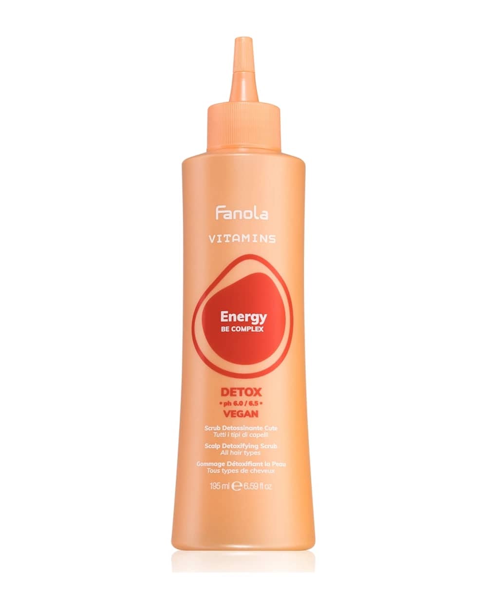 Fanola Vitamins Scalp Detoxifying Scrub gel detergente esfoliante per tutti i tipi di capelli