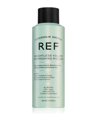 REF Weightless Volume Refreshing Mousse Shampoo secco in schiuma volumizzante