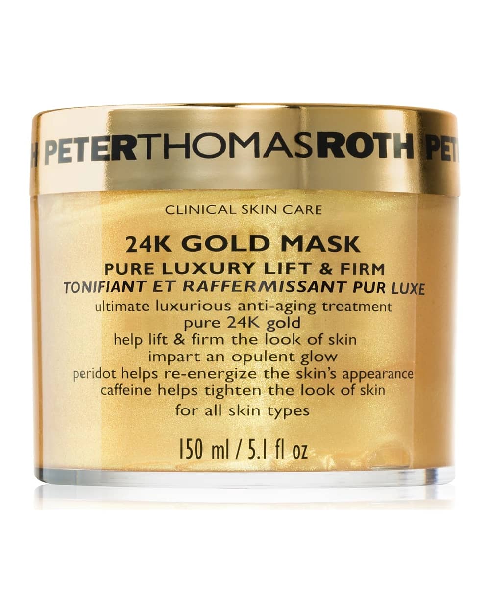 Peter Thomas Roth 24K Gold Mask maschera rassodante di lusso viso con effetto lifting