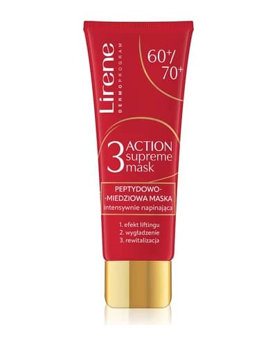 Lirene 3 Action Supreme Mask 60+ maschera liftante e rassodante per pelli mature