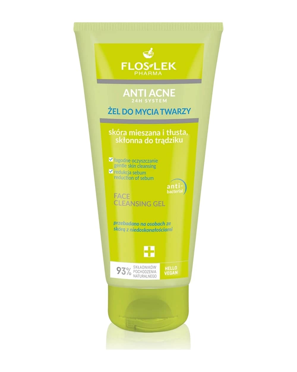 Floslek Pharma Anti Acne gel detergente per pelli grasse con tendenza all'acne