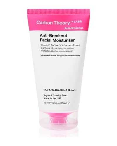 Carbon Theory Anti-Breakout Facial Moisturiser crema idratante viso contro le imperfezioni della pelle