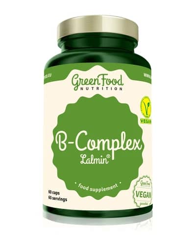 GreenFood Nutrition B-Complex Lalmin® capsule per il corretto funzionamento del sistema nervoso e una pelle meravigliosa