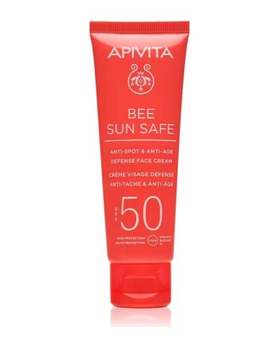 Apivita Bee Sun Safe Anti-Spot and Anti-Age Face Cream SPF 50 crema protettiva anti-age SPF 50