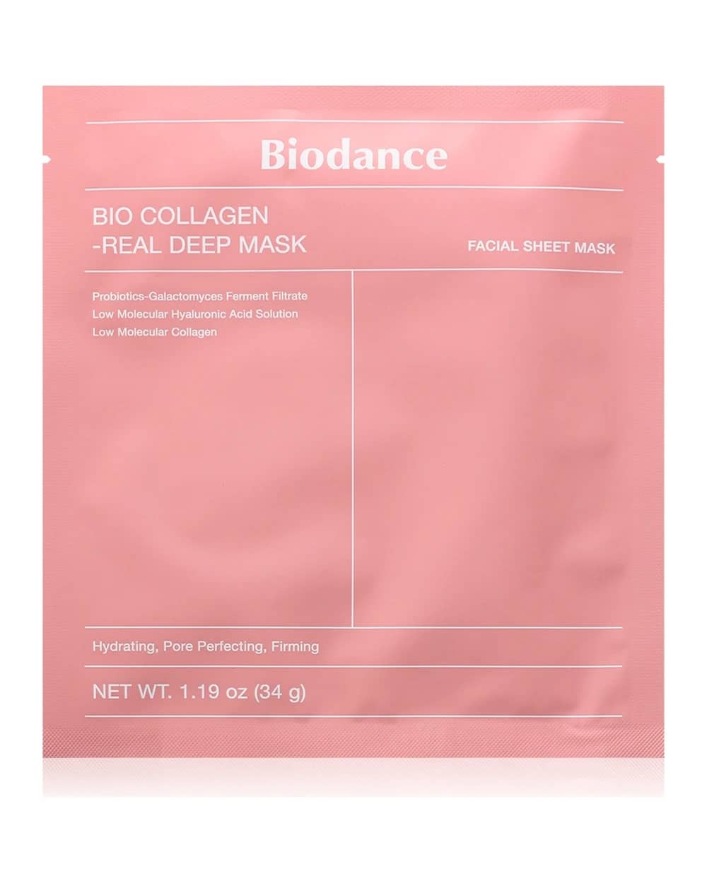 Biodance Bio-Collagen Real Deep Mask maschera idrogel intensiva per idratare la pelle e restringere i pori