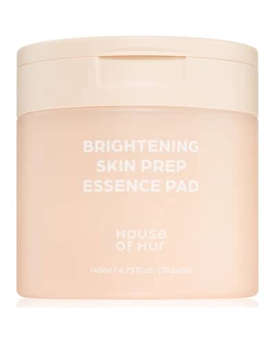 House of Hur Brightening Skin Prep Essence Pad cuscinetti tonificanti per unificare il tono della pelle